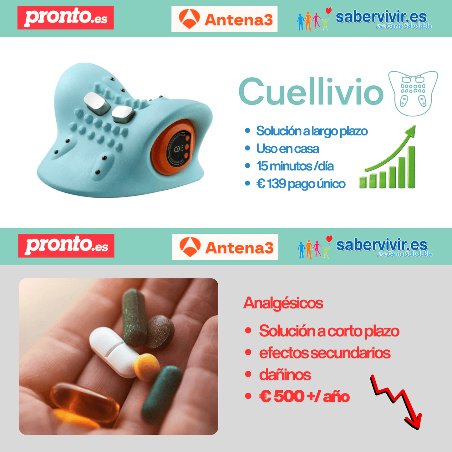 Cuellivio Masajeador